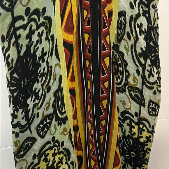 Multicolor Spaghetti Strap Dress 100% silk - Picture 3 of 5